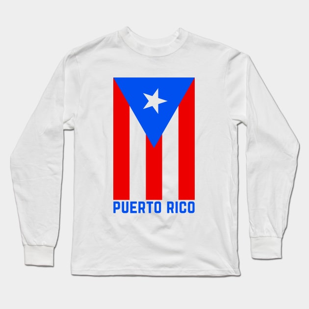 Puerto Rico Proud Puerto Rican Flag Boricua Long Sleeve T-Shirt by PuertoRicoShirts